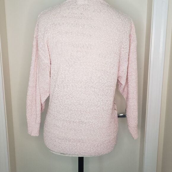 Vintage pink handknit sweater - Picture 4 of 4